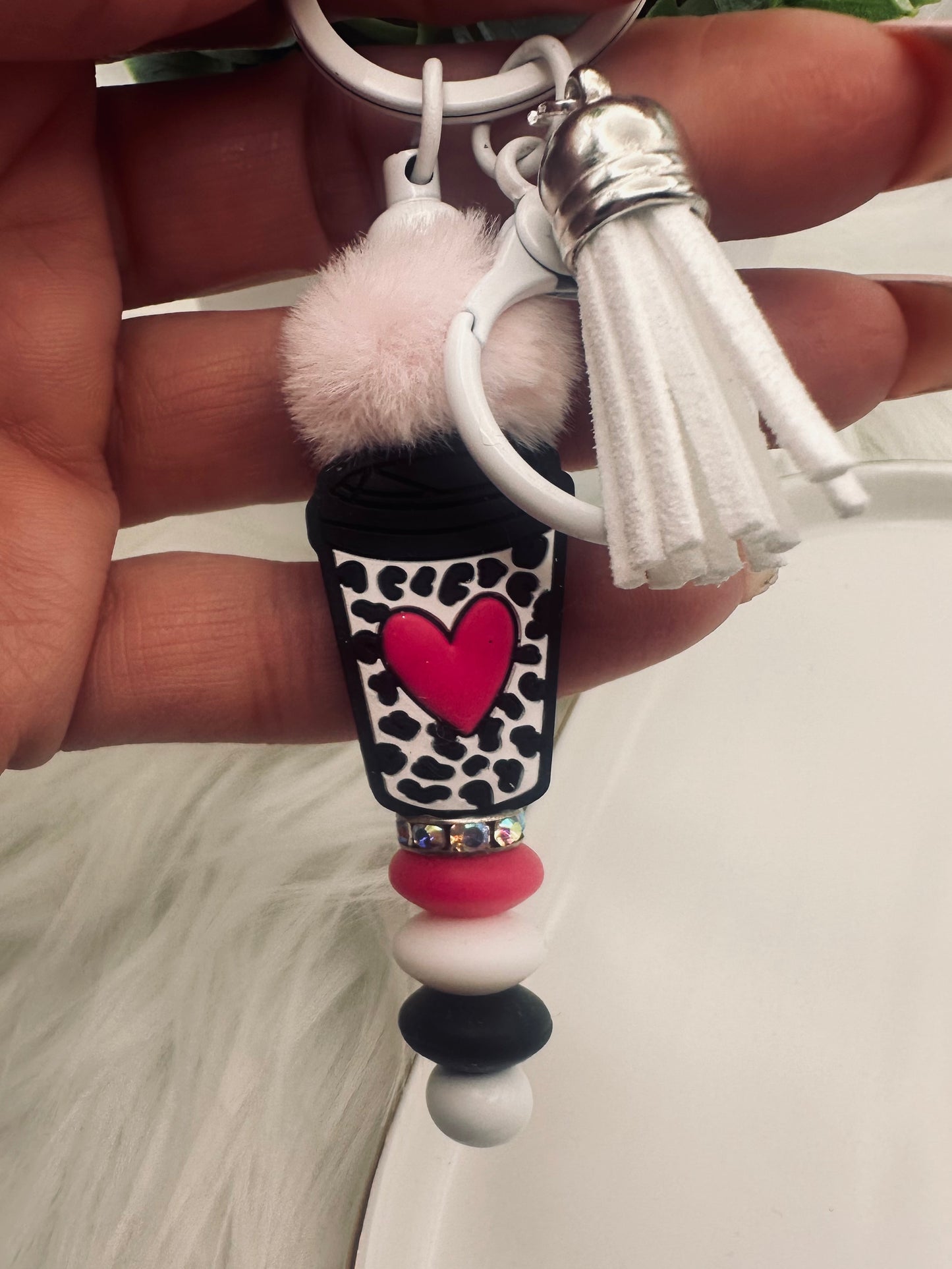 Coffee Lover Keychain/Zipper Pull