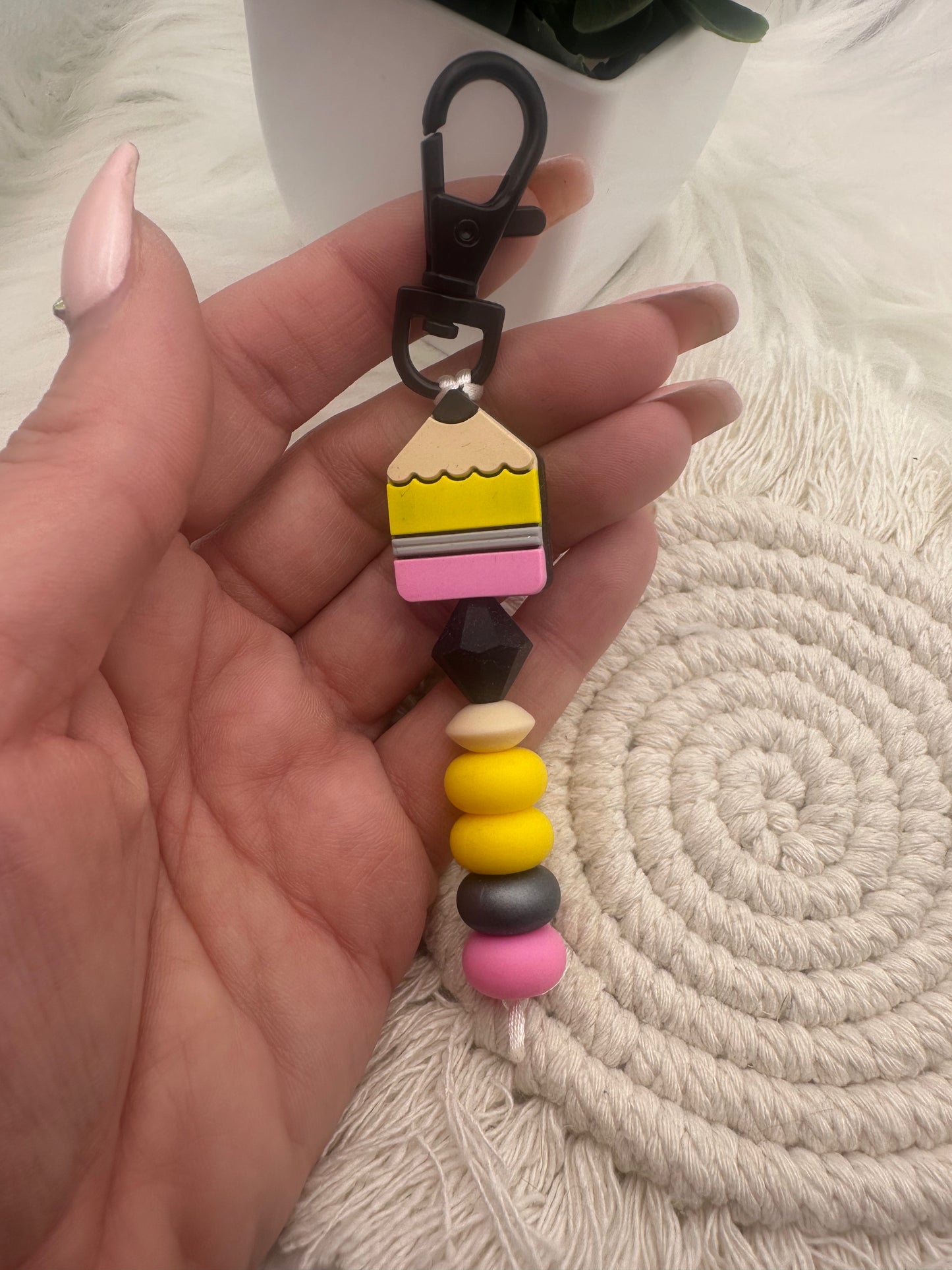 School Crossing/Eraser Keychain