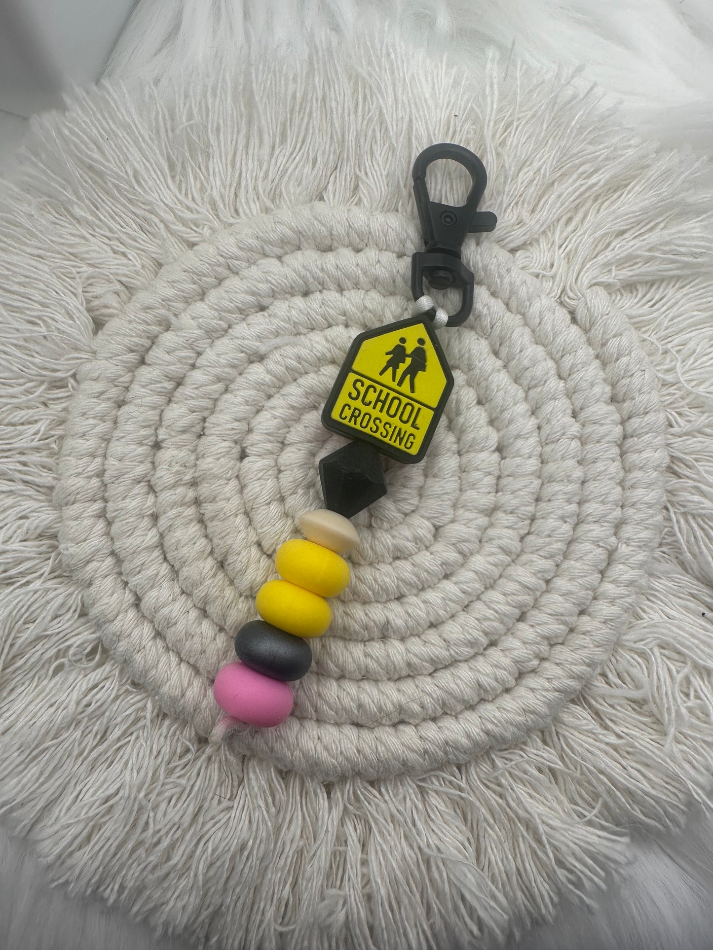 School Crossing/Eraser Keychain