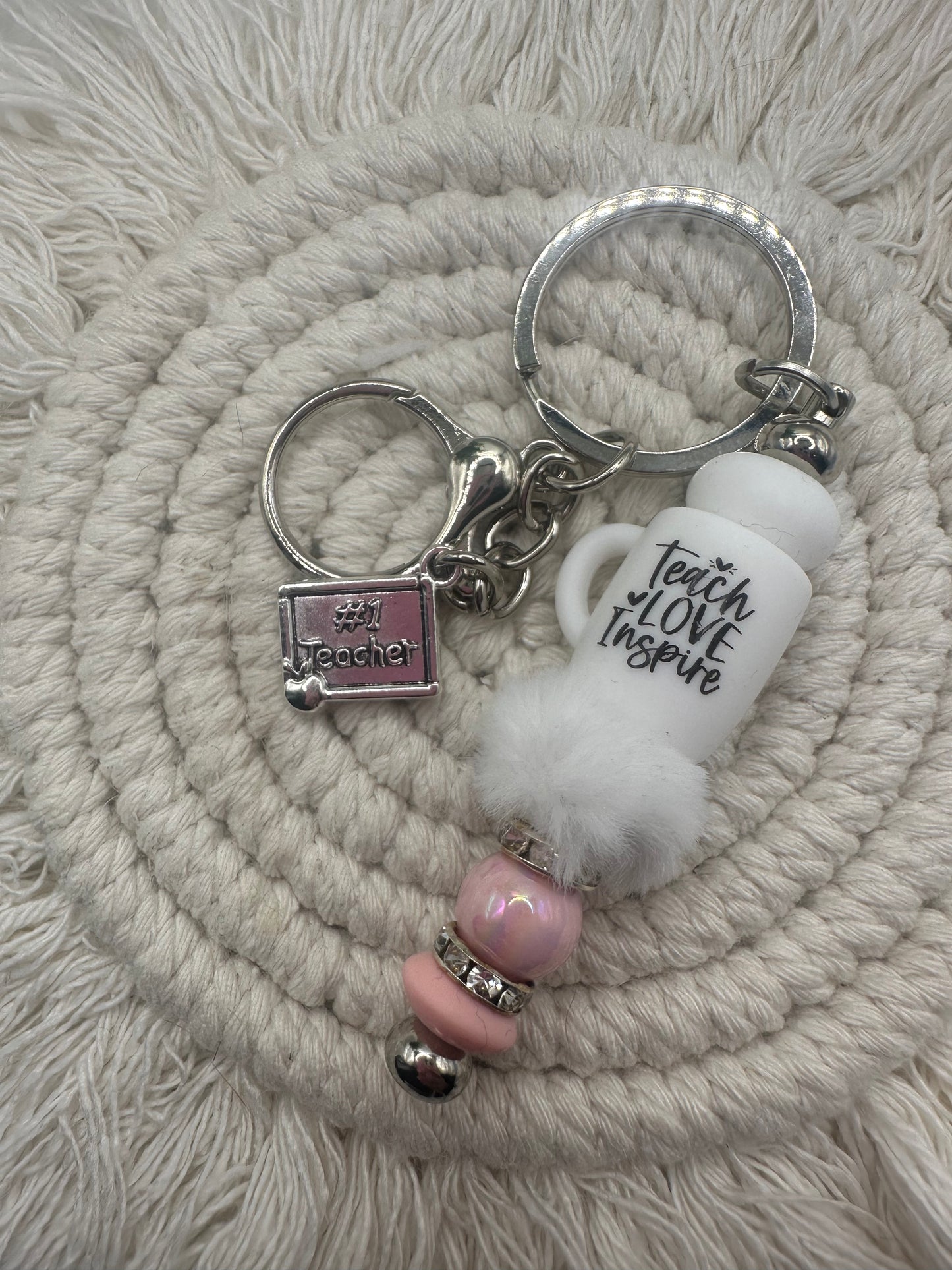 Teach, Love, Inspire Keychain