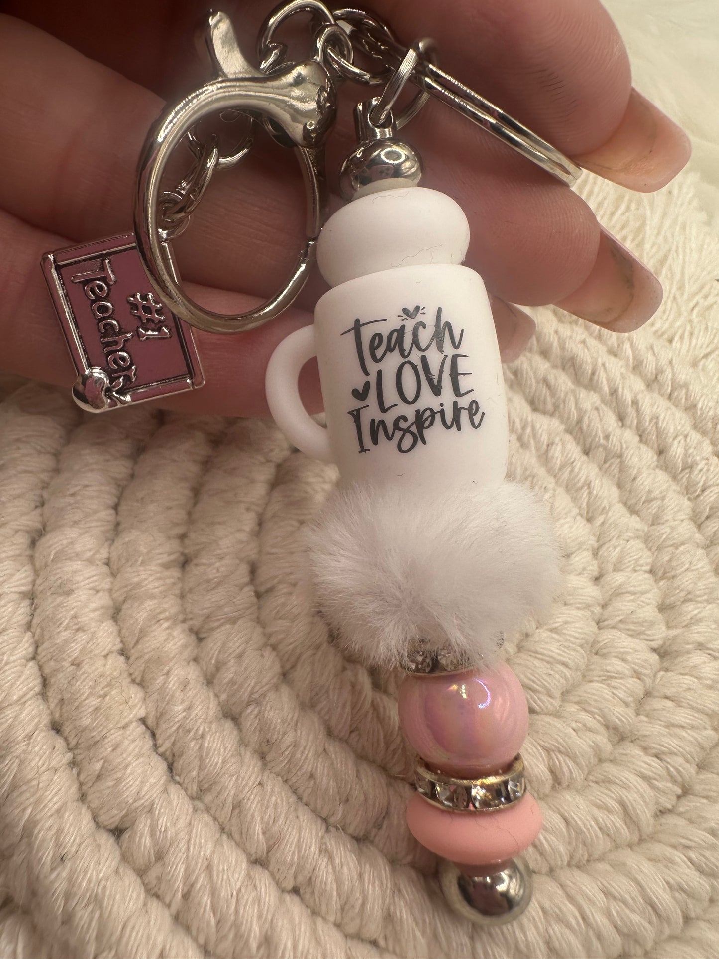 Teach, Love, Inspire Keychain