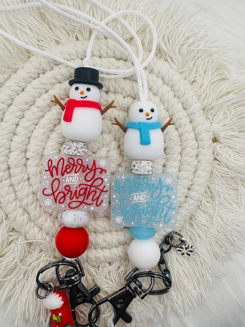 Snowman Lanyard