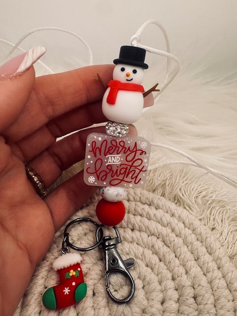 Snowman Lanyard