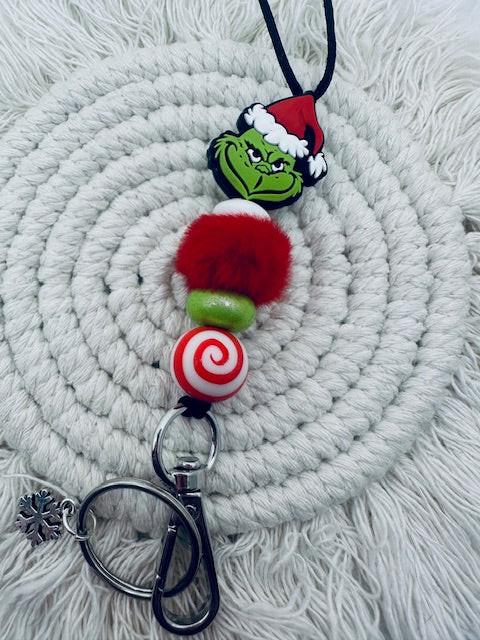 Green Mean Man Lanyard