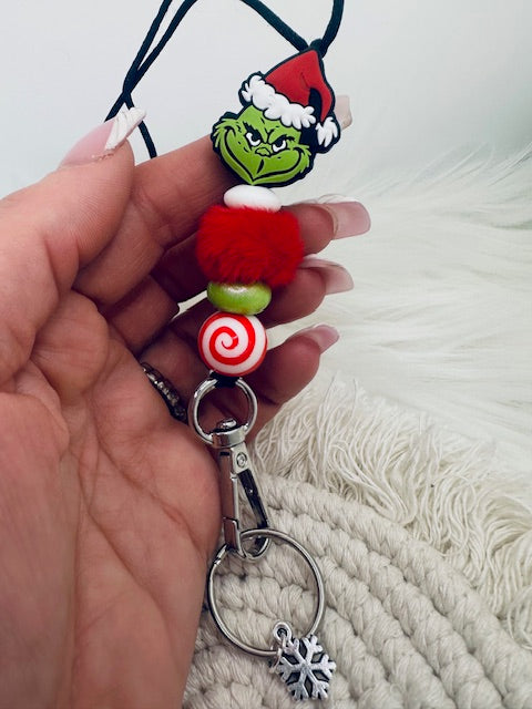 Green Mean Man Lanyard