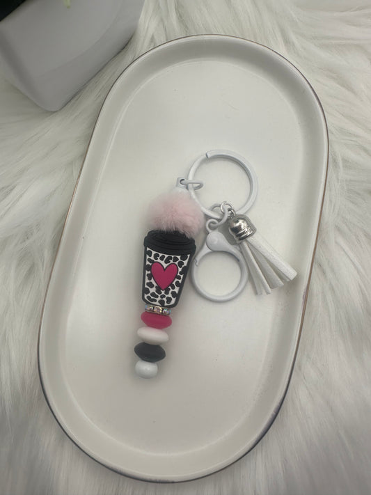 Coffee Lover Keychain/Zipper Pull